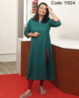 Women's Embroidered Cotton Top: 11524