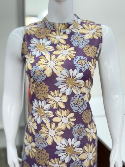 Women's Cotton Floral Printed Co-ord Set with sleeve: 1699 - Image 2