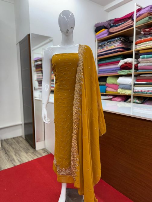 Women's Churidar Material Georgette with Lining Code: 1729