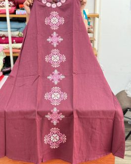 Women's Embroidered Cotton Co-ord Set 2049